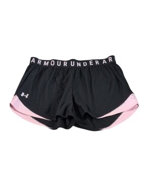 Under Armour Play Up 3" Shorts Black & Pink Size Med